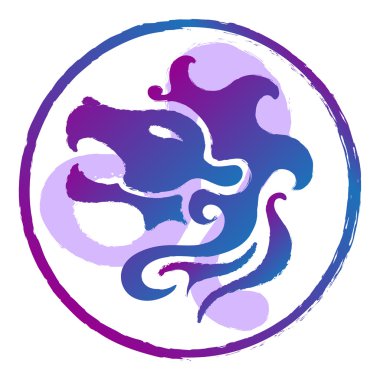 Leo Zodyak işareti, suluboya