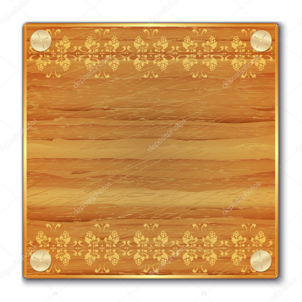Wooden Board with patterns