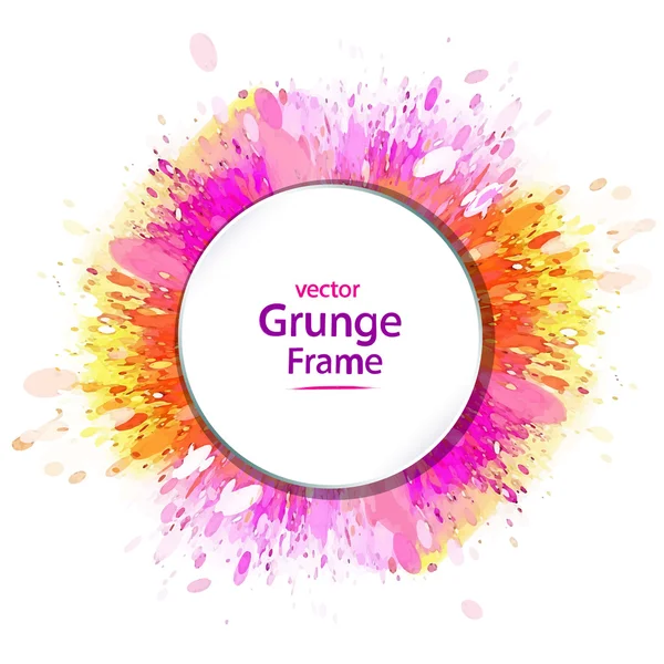 Cadre grunge, rétro — Image vectorielle