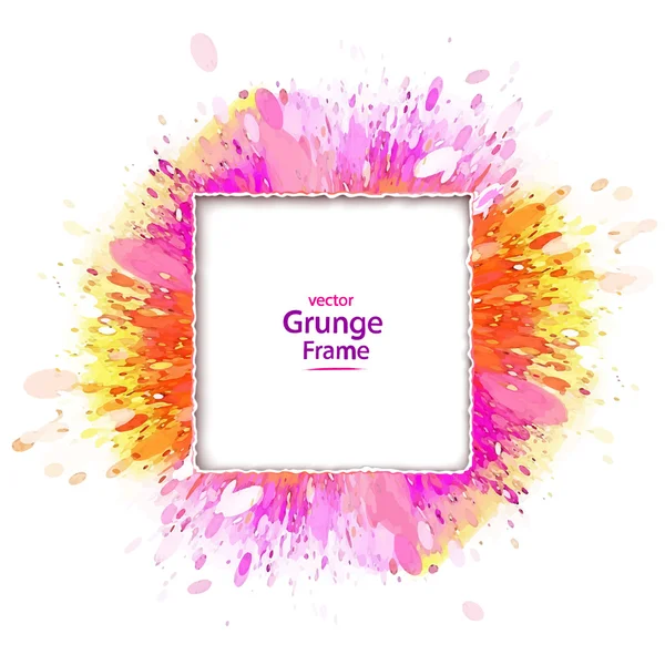 Grunge frame, retro — Stock Vector