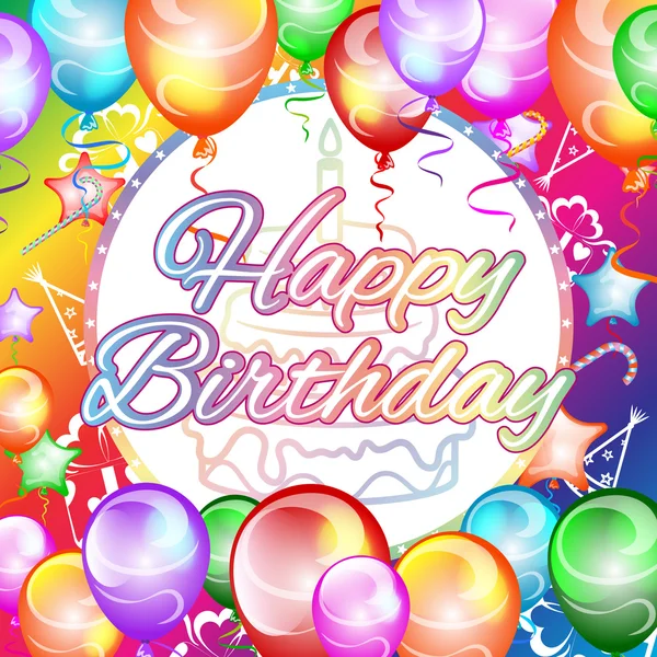 Happy birthday — Stock Vector