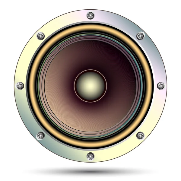 Haut-parleur audio — Image vectorielle