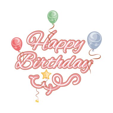 Mutlu yıllar izole metin