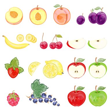 izole meyve ve çilek