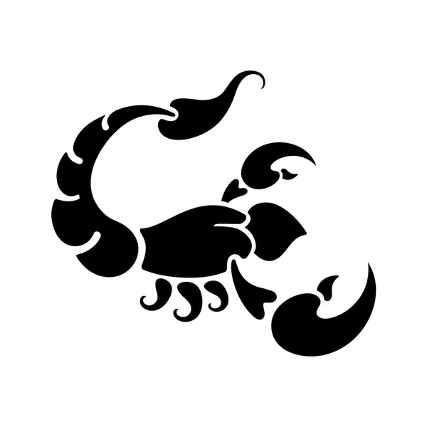 Signe du zodiaque scorpion — Image vectorielle