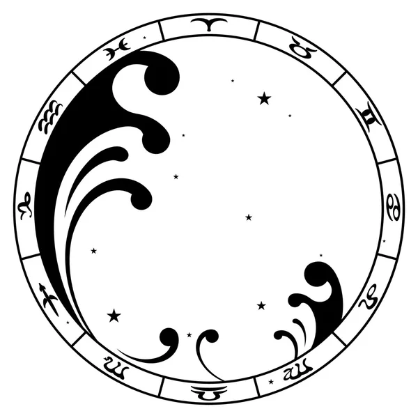 Signe du zodiaque Verseau — Image vectorielle