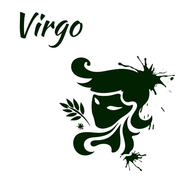 Zodiac sign Virgo — Stock Vector