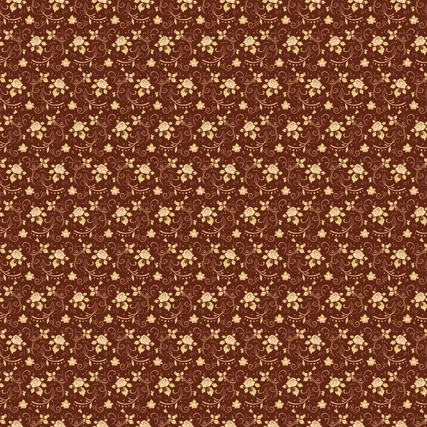 Fondo floral sin costuras — Vector de stock