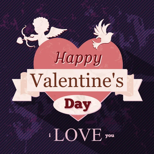 Happy Valentine day — Stock Vector