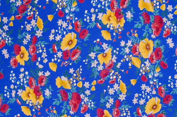 Floral pattern on fabric. — Stock Photo, Image