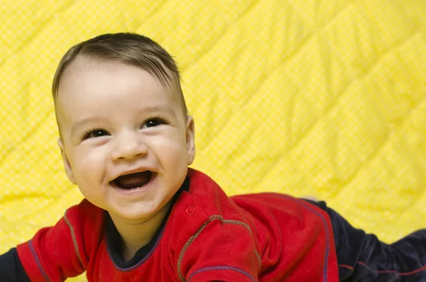 Mutlu bebek çocuk gülüyor Telifsiz Stok Fotoğraflar