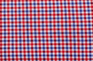 Close up on checkered tablecloth fabric. clipart