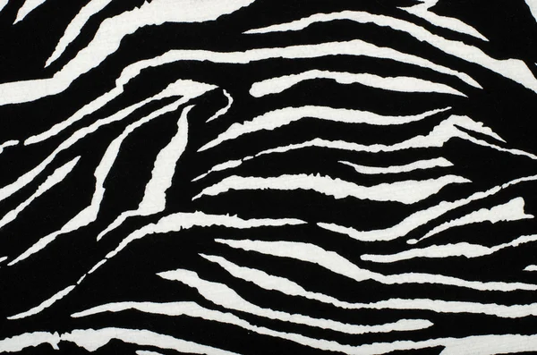 Fekete-fehér zebra minta. — Stock Fotó