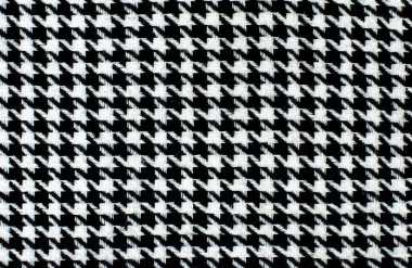 Siyah ve beyaz houndstooth desen.