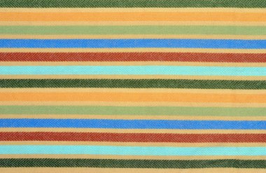 Renk şerit yün atkı.