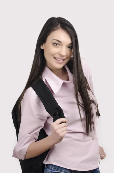 Estudante feliz de volta à escola . — Fotografia de Stock