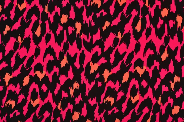 Ροζ και πορτοκαλί λεοπάρδαλη μοτίβο γούνα. — Φωτογραφία Αρχείου