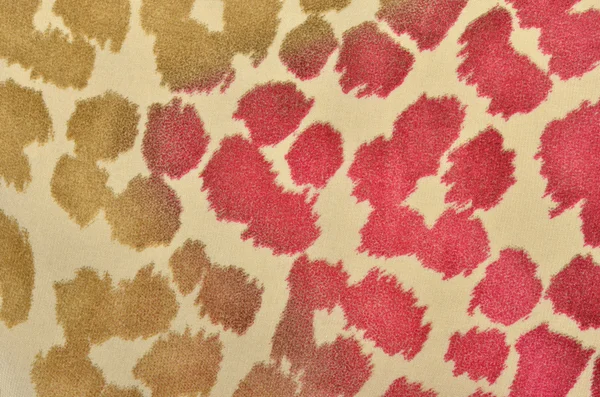 Brunt och rosa leopard päls mönster. — Stockfoto