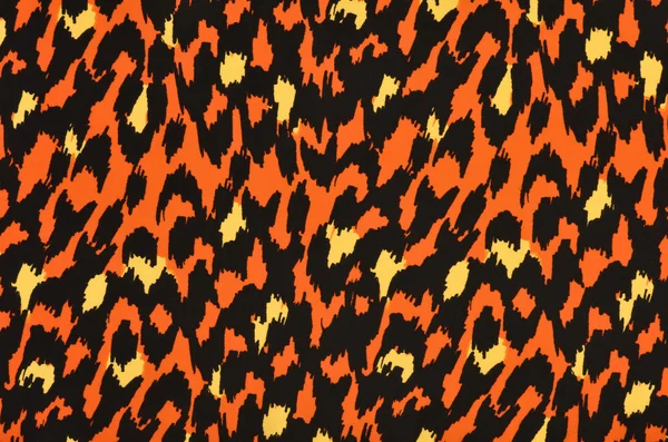 Oranje en gele luipaard bont patroon. — Stockfoto