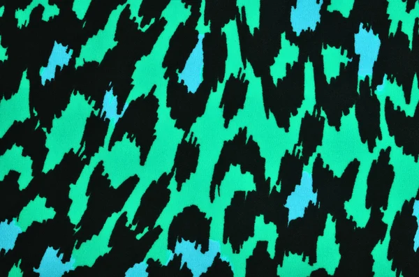 Blue and green leopard pattern. — Stock Photo, Image