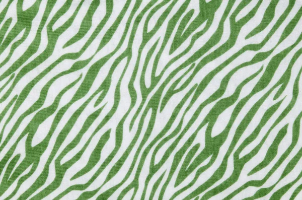 Green and white zebra pattern. — Stock Photo, Image