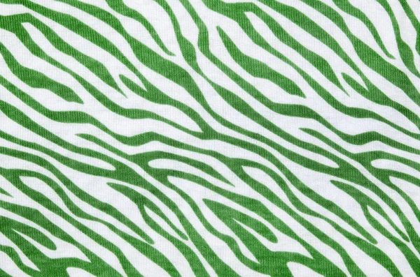Grün-weißes Zebramuster. — Stockfoto