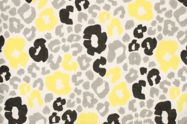 Black, grey and yellow leopard pattern. — Stock Photo, Image