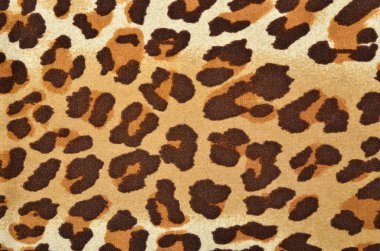 Kahverengi leopar kürk desen.