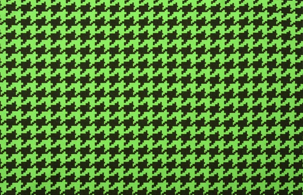 Padrão houndstooth verde e preto . — Fotografia de Stock