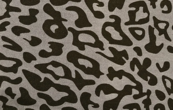 Padrão de pele de leopardo preto e cinza . — Fotografia de Stock