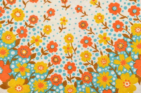 Floral pattern on fabric. — Stock Photo, Image