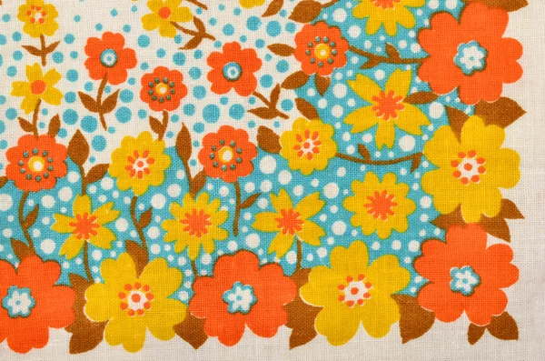 Floral pattern on fabric. — Stock Photo, Image