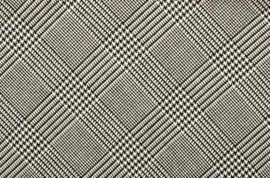 Siyah ve beyaz houndstooth desen meydanlarda.