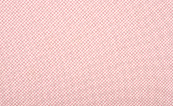 Close up on checkered tablecloth fabric. — Stock Photo, Image