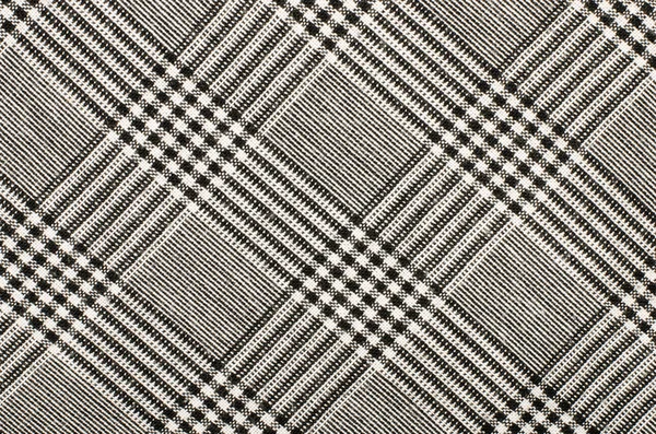 Czarno-biały wzór houndstooth w kwadraty. — Zdjęcie stockowe