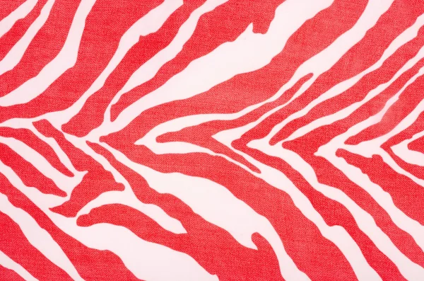 Red and white zebra pattern. — Stock Photo, Image