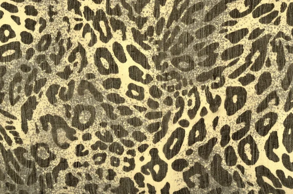 Padrão de pele de leopardo preto e amarelo . — Fotografia de Stock