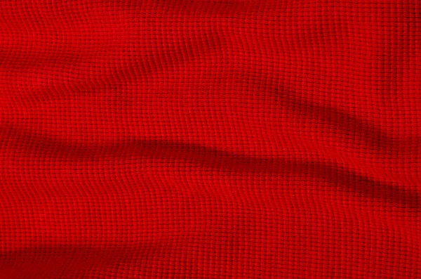 Patrón textil rojo como fondo . — Foto de Stock