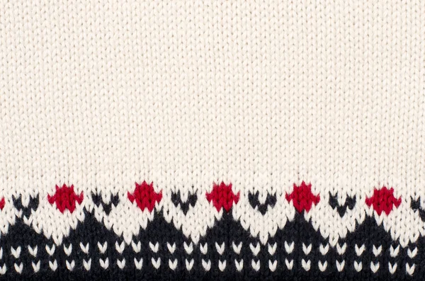 Wool sweater pattern as a background. — Stock Photo, Image