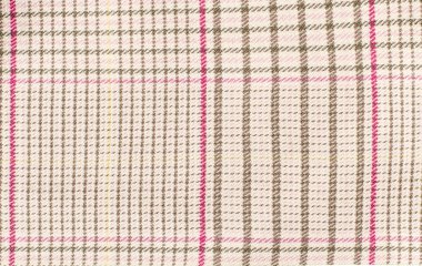 Kahverengi ve pembe guncheck desen.