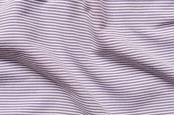 Striped purple and white textile pattern as a background. — Stock Photo, Image
