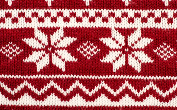 Close up on knit woolen texture. — Stock Photo, Image