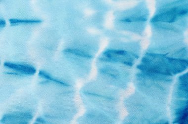 Soyut mavi şekiller desen kumaş üzerine. 