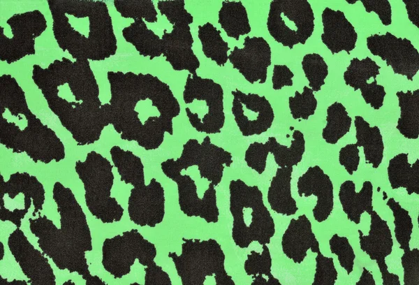 Padrão de pele de leopardo preto e verde . — Fotografia de Stock