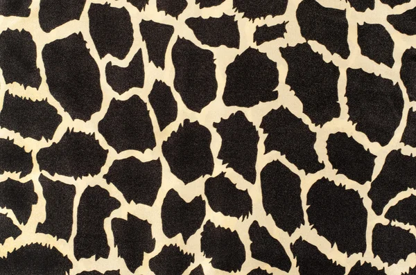 Black and beige cow skin spots pattern. — Stock Photo, Image