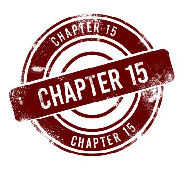 Bölüm 15 - Kırmızı yuvarlak grunge düğmesi, damga