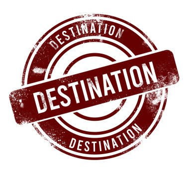 hedef - kırmızı yuvarlak grunge düğmesi, damga