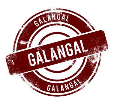 galangal - kırmızı yuvarlak grunge düğmesi, damga