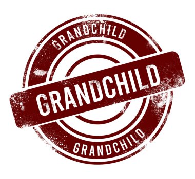 Torun - kırmızı yuvarlak grunge düğmesi, damga