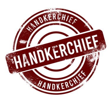 mendil - kırmızı yuvarlak grunge düğmesi, damga